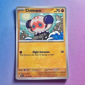 clobbopus - 112/191 (common) — pokemon: surging sparks